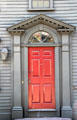 Front door of Odlin-Otis House. Newport, RI.