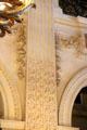 Neoclassical details in Great Hall at The Breakers. Newport, RI.