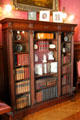 Mr. Berwind's Bedroom bookcase at The Elms. Newport, RI.
