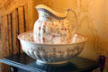 Porcelain pitcher & basin at Chateau-sur-Mer. Newport, RI.