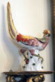 Porcelain pheasant bird at Chepstow. Newport, RI.