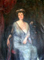 Minnie Griswold Forbes portrait by Lydia Field Emmet at Newport Art Museum. Newport, RI.