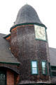 Newport Casino shingle-style clock tower. Newport, RI.