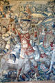 Detail of Scipio Africanus: Battle of Zama tapestry from Brussels at Rough Point. Newport, RI.