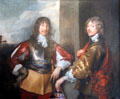 Portrait of Mountjoy Blount, Earl of Newport & George, Lord Goring by Sir Anthony Van Dyck at Rough Point. Newport, RI.
