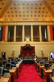 Senate chamber of Rhode Island State House. Providence, RI.