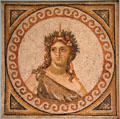 Roman mosaic from villa at Daphne near Antioch at RISD Museum. Providence, RI
