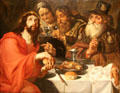 Supper of Emmaus painting by Jan Cossiers, Flemish at RISD Museum. Providence, RI.