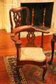 Corner chair prob. from Boston at RISD Museum. Providence, RI.