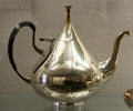Dimension tea service by John Prip of Reed & Barton Manuf. of Taunton, MA at RISD Museum. Providence, RI.