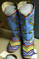 Kiowa beaded women's leggings & moccasins at Dakota Discovery Museum.