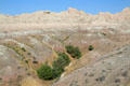 Hill formations of Badlands National Park. SD.