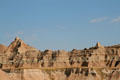 Layers & peaks of Badlands National Park. SD.
