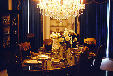 Dining room Elvis Presley's mansion, Graceland. Memphis, TN.
