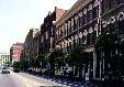 Nashville heritage streetscape on 2nd Av. Nashville, TN.