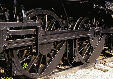 Wheels of engine 382, similar to one in epic Casey Jones wreck, at Casey Jones Museum. Jackson, TN.