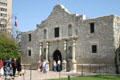 The Alamo scene of rebellion of 1836. San Antonio, TX.
