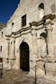 The Alamo portal details. San Antonio, TX.