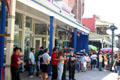 Shops & visitors at Market Square. San Antonio, TX.