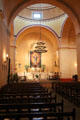 Interior of Mission Nuestra Señora de la Purísima Concepción de Acuña. San Antonio, TX.