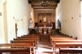Interior of Mission San Juan Capistrano. San Antonio, TX.