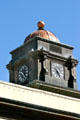 Bastrop County Courthouse clock cupola. Bastrop, TX.