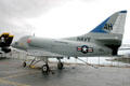 McDonnell Douglas A-4 Skyhawk jet fighter used in Vietnam on USS Lexington. Corpus Christi, TX.
