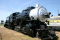 4-8-4 Steam locomotive 555 at Railroad Museum, Galveston, TX