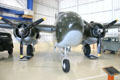 Twin prop engines of Douglas A-20 Havoc at Lone Star Flight Museum. Galveston, TX.