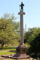 Pioneer Masons monument. San Jacinto, TX