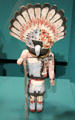 Wooden Hopi Kachina doll at Museum of Fine Arts, Houston. Houston, TX