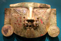 Sicán gold mask from Peru at Museum of Fine Arts, Houston. Houston, TX.