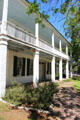 Verandah of Kellum-Noble House at Sam Houston Park. Houston, TX.