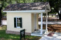 Baker family playhouse at Nichols-Rice-Cherry House at Sam Houston Park. Houston, TX.