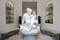 Entrance hall with marble sculpture at Rienzi house museum. Houston, TX.