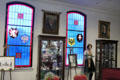 Czech stained glass & cultural displays at Czech Cultural Center. Houston, TX.