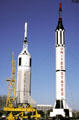 Mercury & Gemini rockets & capsules at Johnson Space Center, Houston, TX