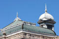 Roof structures over senate wing of State Capitol. Austin, TX.