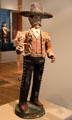 Pottery figure of hero of Mexican Revolution by Eulogio Alonso of Puebla, Mexico at San Antonio Museum of Art. San Antonio, TX.