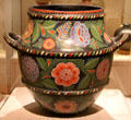 Earthenware container from Jalisco, Mexico at San Antonio Museum of Art. San Antonio, TX.