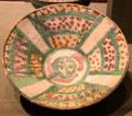 Earthenware bowl from Iran at San Antonio Museum of Art. San Antonio, TX.