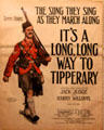It's A Long, Long Way to Tipperary sheet music in Irish Texans section at Institute of Texan Cultures. San Antonio, TX.