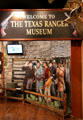 Texas Ranger Museum in at Buckhorn Museum. San Antonio, TX.