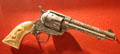 Colt 45 pistol carried by a Texas Rangers Captain at Buckhorn Museum. San Antonio, TX.