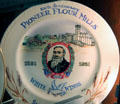 100th anniversary of Pioneer Flour mills ceramic plate at Guenther House Museum. San Antonio, TX.