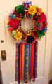 Cinco de Mayo wreath at Guenther House Museum. San Antonio, TX.