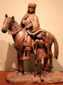 St Martin & Beggar wood sculpture from Northern Netherlands at McNay Art Museum. San Antonio, TX.