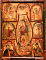 Nuestra Señora de Guadalupe painting by Rafael Aragón of New Mexico at McNay Art Museum. San Antonio, TX.