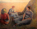 Haymakers Resting painting by Camille Pissarro at McNay Art Museum. San Antonio, TX.