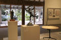 Modern art gallery with Atlanta bronze sculpture by Paul Manship at McNay Art Museum. San Antonio, TX.